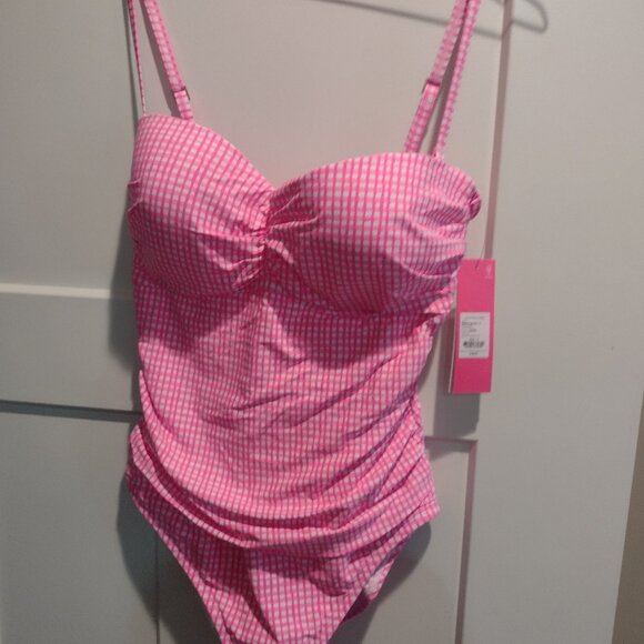 Lilly Pultizer Pink Isle Along the Same Line SIZE 12.s - Picture 1 of 5